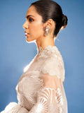 Ishhaara Shriya Pilgaonkar In Camellia Brushed Finish Stud Earrings