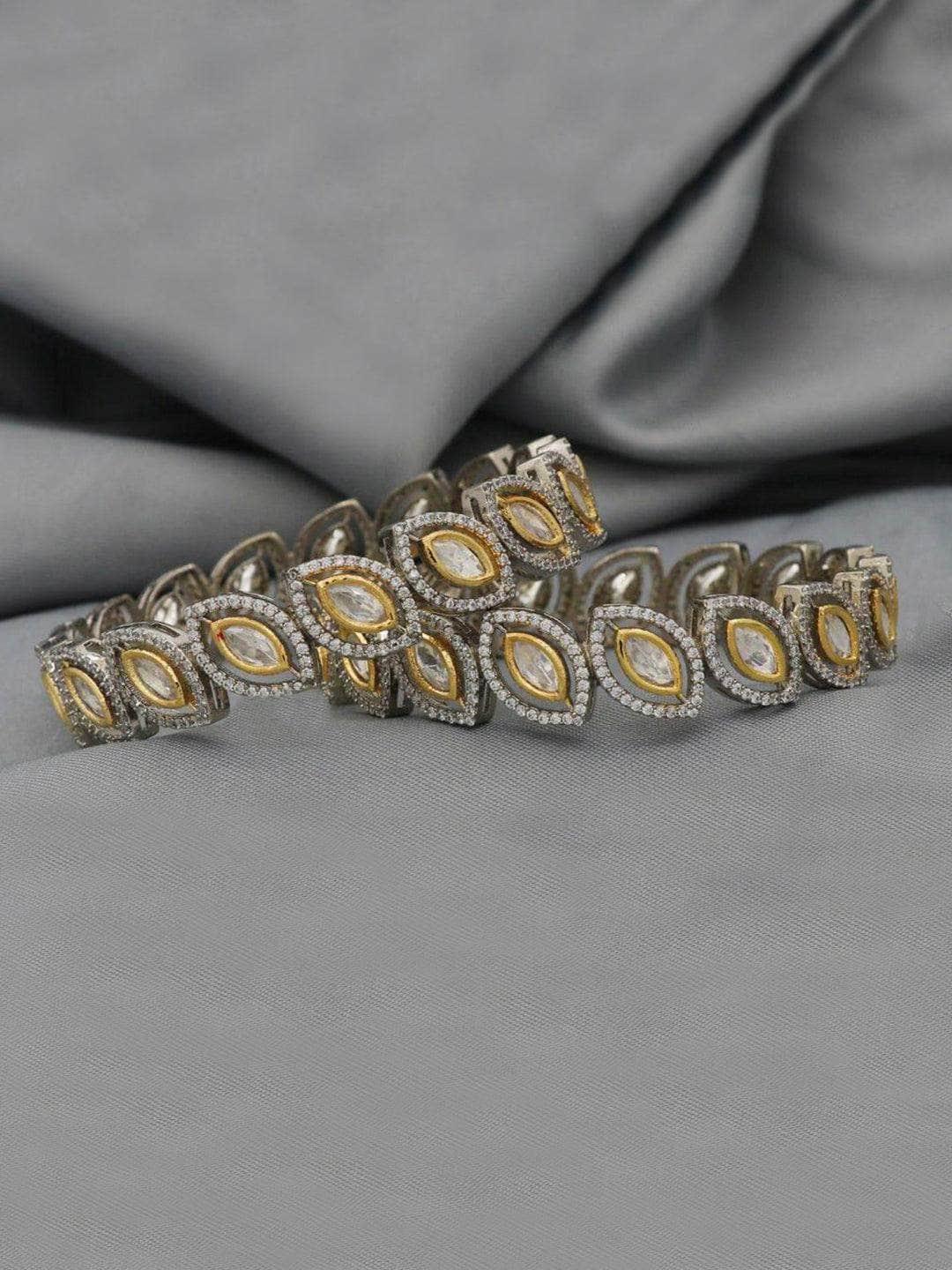HYKE double line bangle （Single Line Diamonds Lookalike