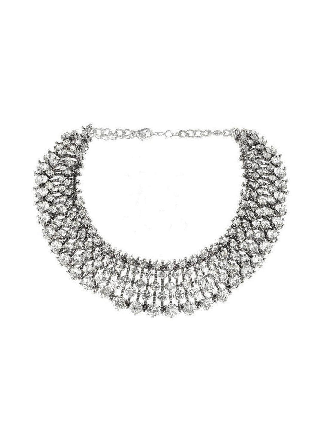 Ishhaara Dolly Singh In Diamond Choker Necklace