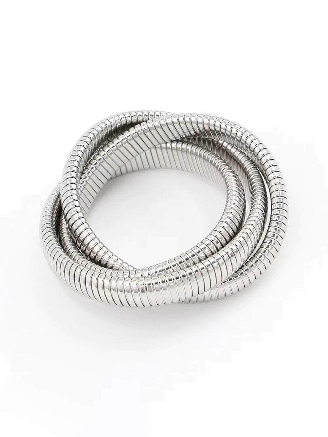 Ishhaara Erica J Fernandes In Triple Layer Wrap Stretchable Bracelet