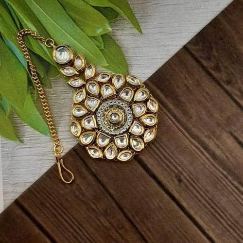 Ishhaara Round Meena Ad Kundan Teeka