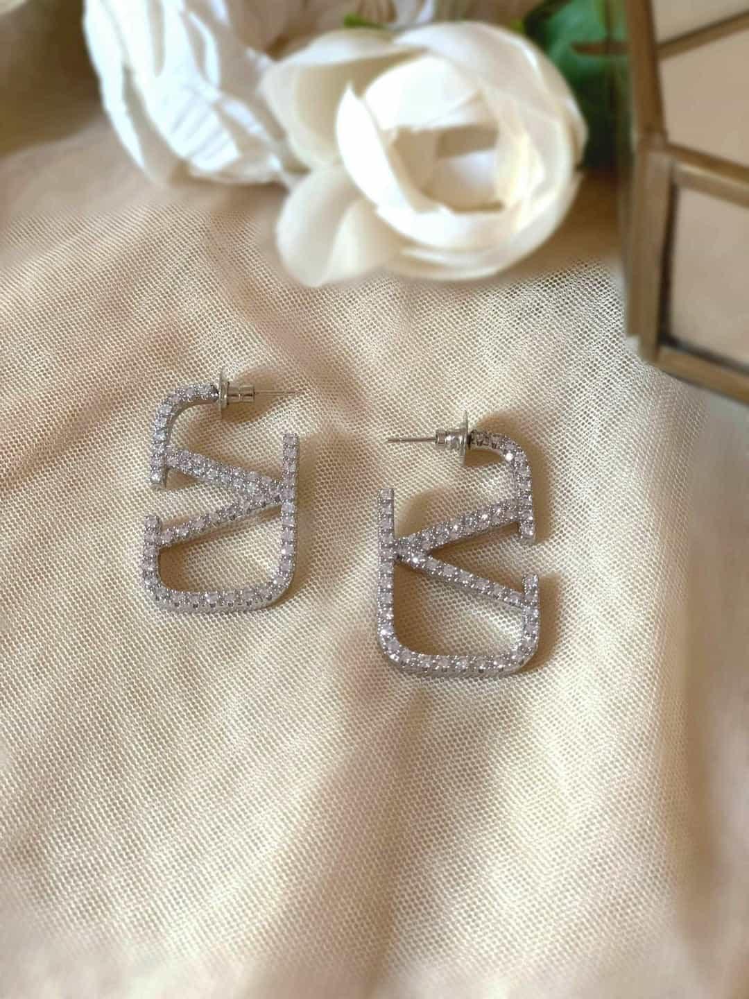 Ishhaara Swag Earring Silver