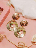 Ishhaara Spiral Striped Earrings