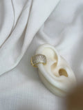 Ishhaara Stainless Steel Cubic Zirconia Earcuff