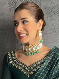 Ishhaara Sukhmani Gambhir In Square Kundan Moti Choker And Earring Set