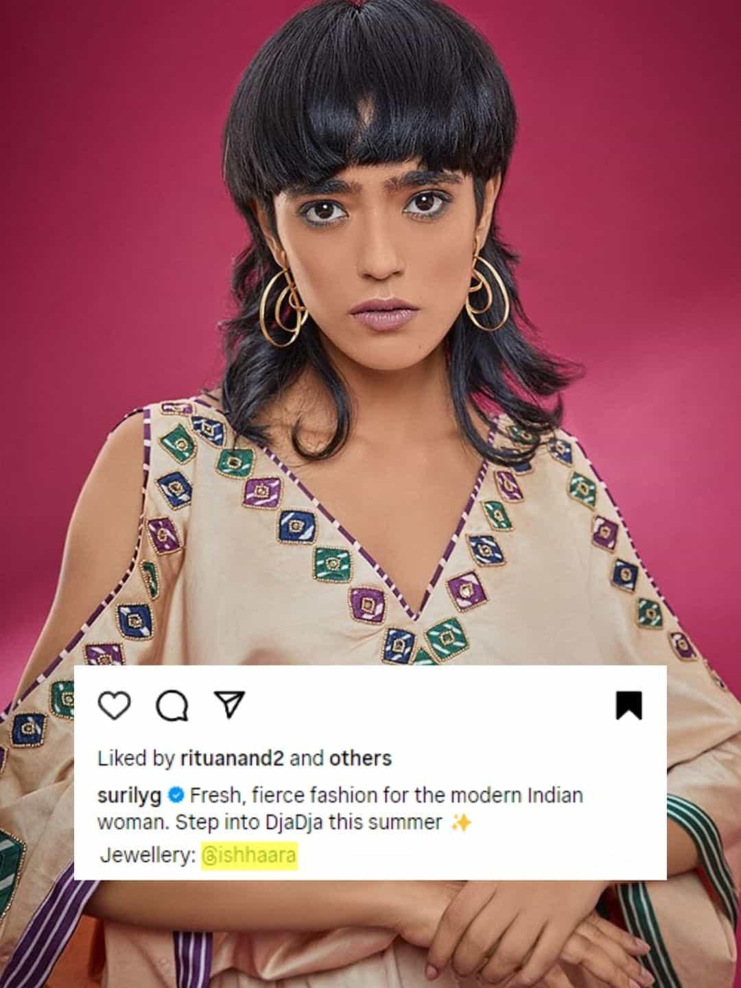 Ishhaara Surily G In Swirl Earring