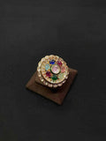 Ishhaara Sushant Divgikr In Multicoloured Onyx Stones Ring