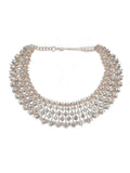 Ishhaara Tanya In Rose Gold Diamond Choker Necklace With Earrings