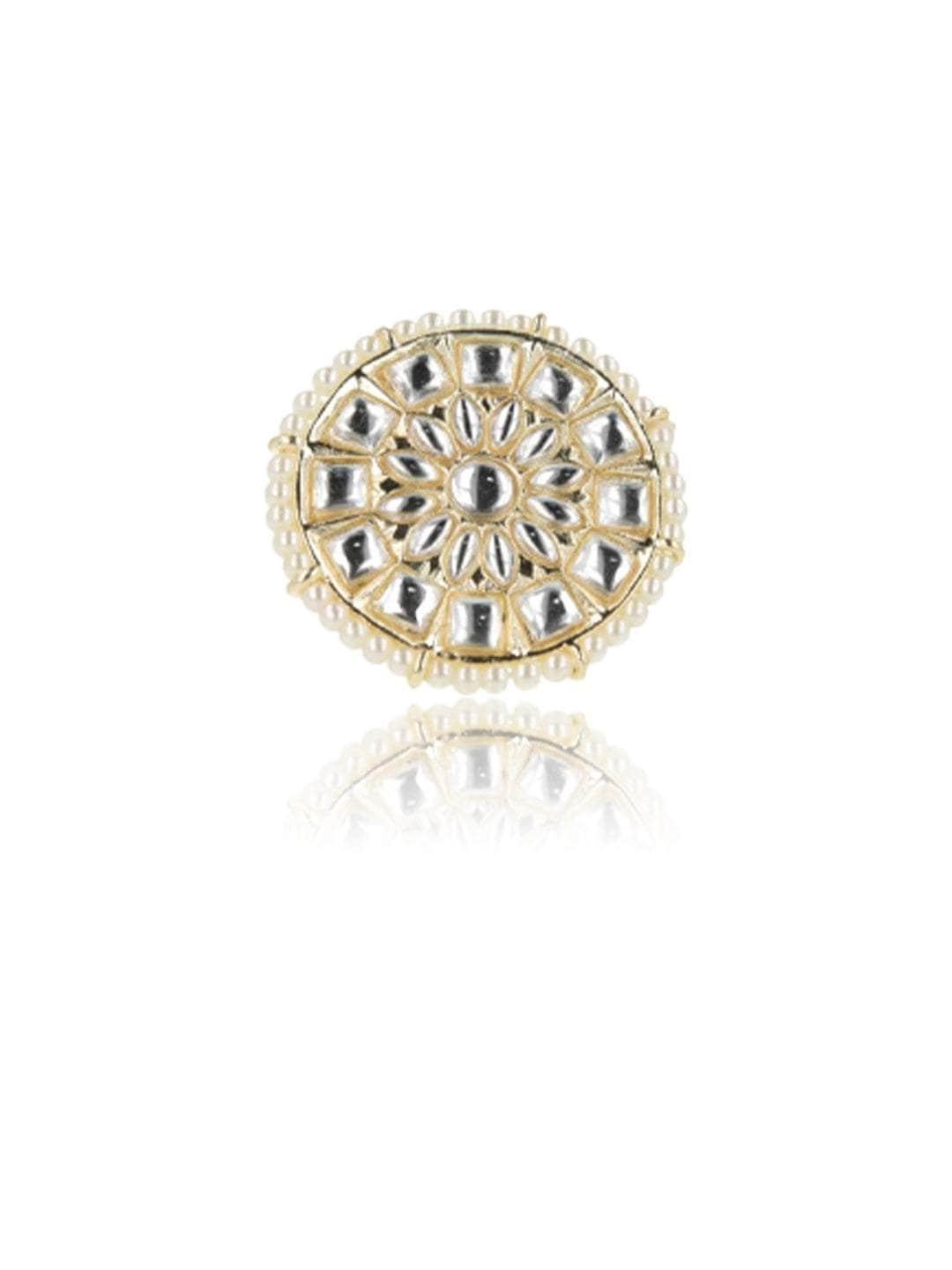 Ishhaara The Royal Round Kundan Ring