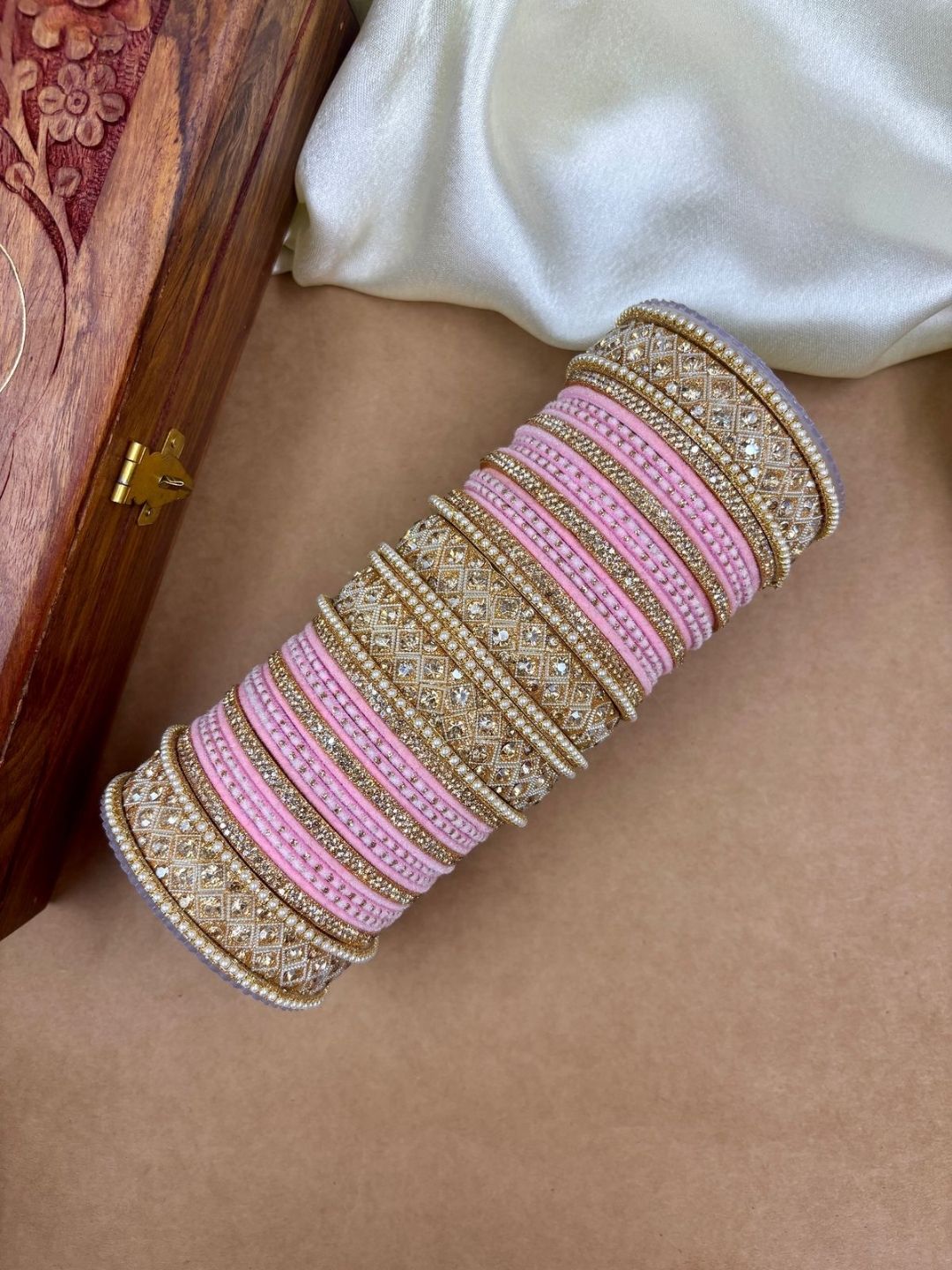 Ishhaara Traditional Fancy Cubic Zirconia Bangles