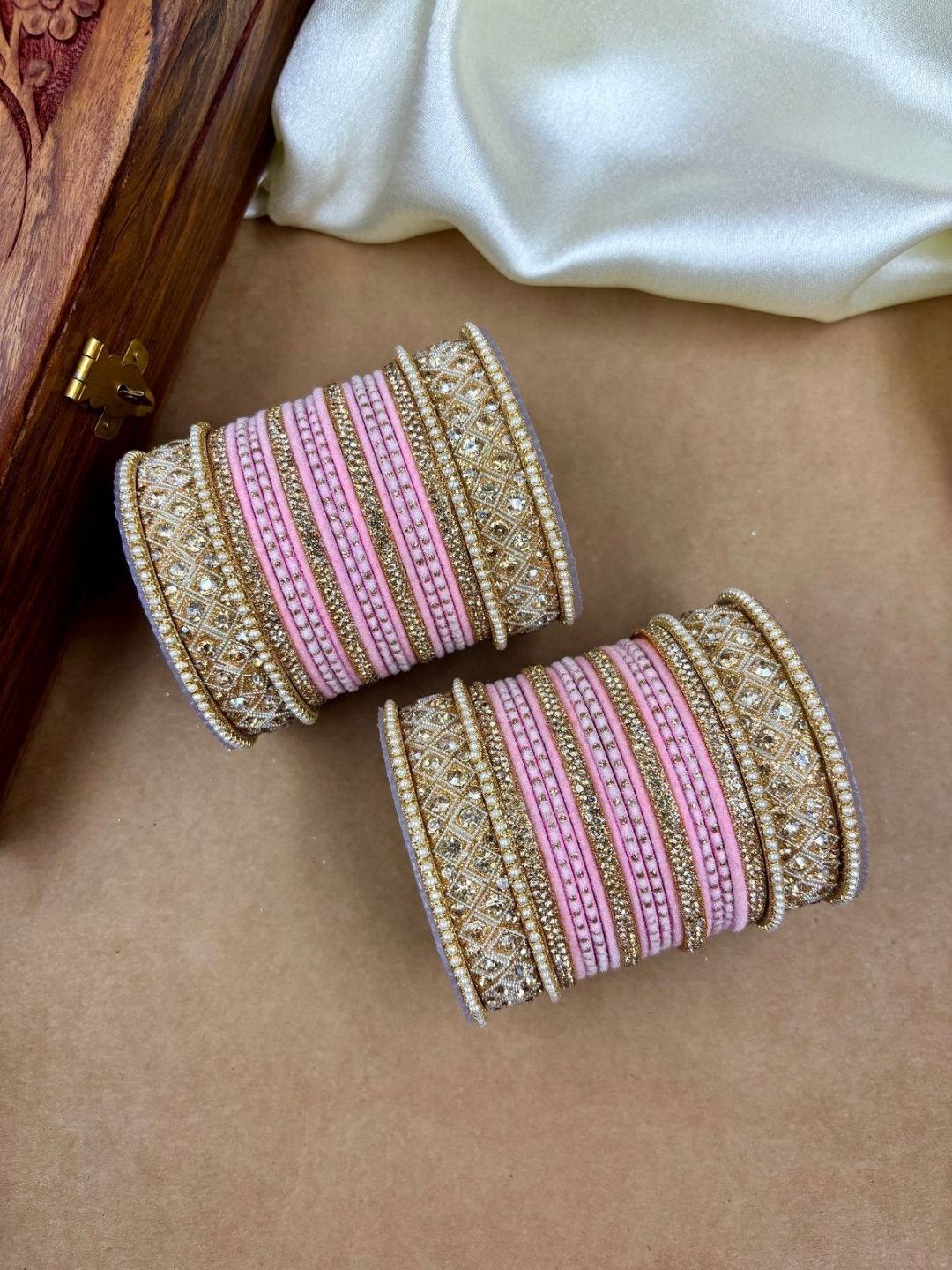 Ishhaara Traditional Fancy Cubic Zirconia Bangles