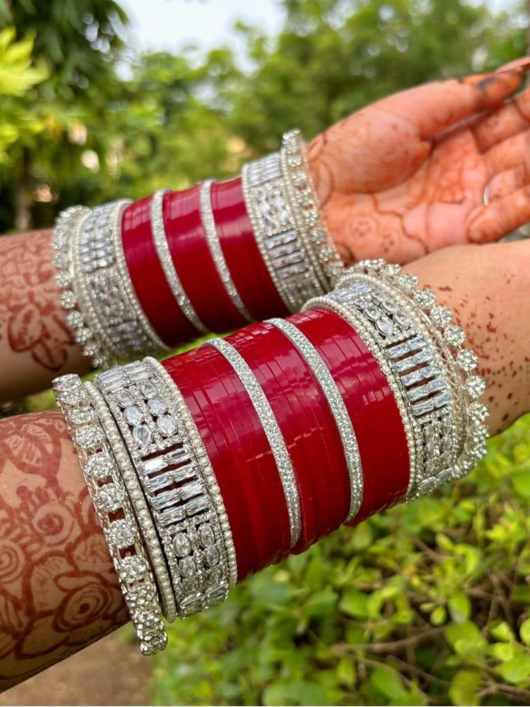 Latkan Punjabi Chuda Set Latkan Punjabi Bangles T4 Jewels Metal