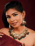 Ishhaara Triangular Kundan Pastel Set