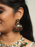 Ishhaara Triangular Kundan Pastel Set