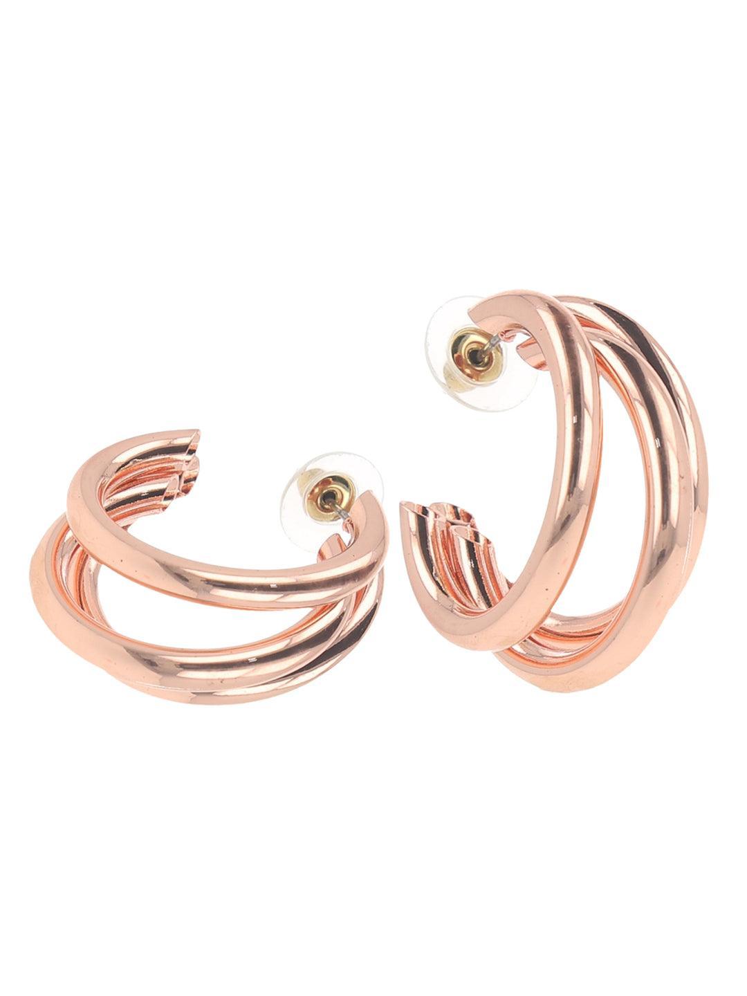 Ishhaara Triple Hoop Earrings