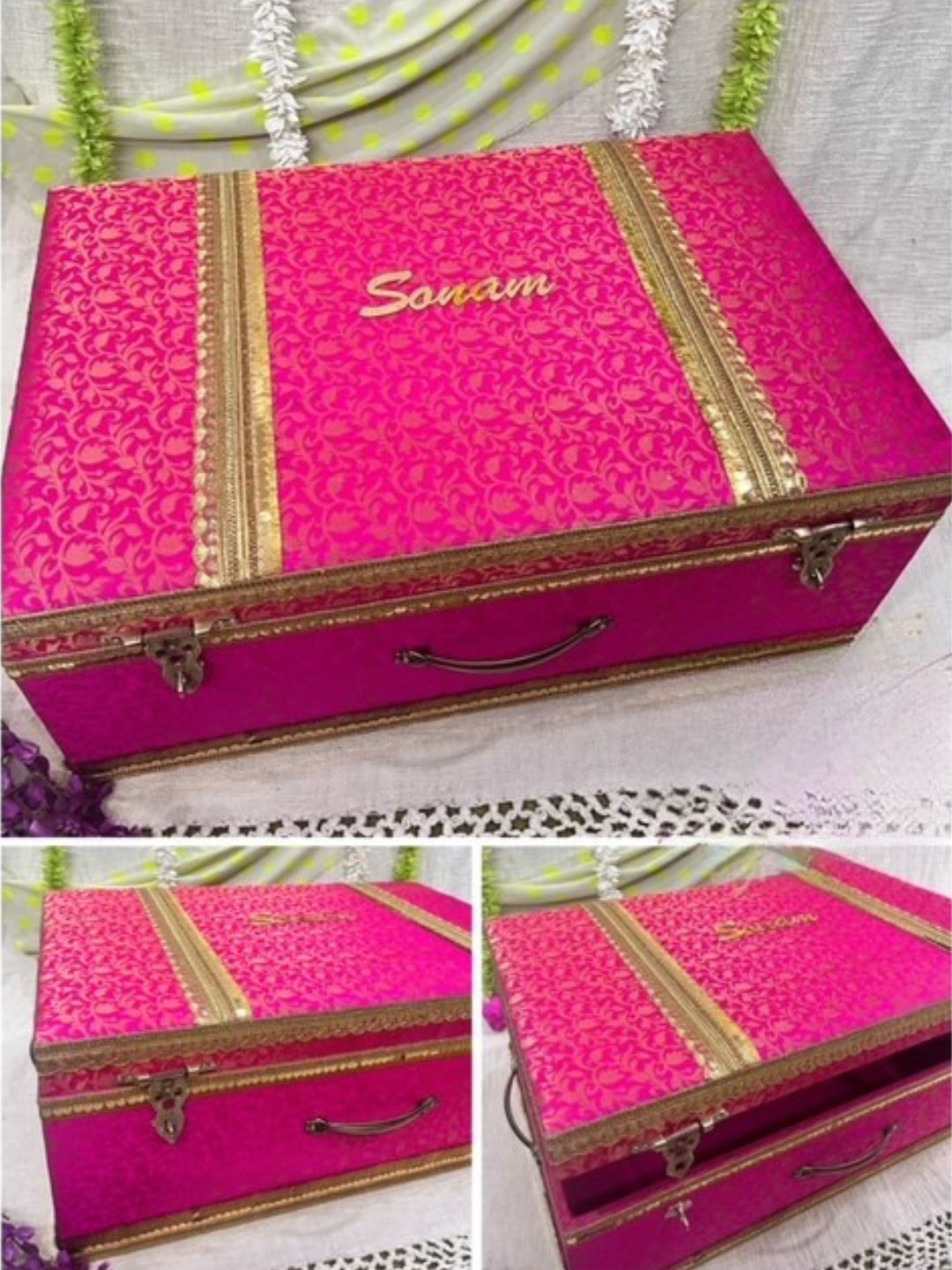 Ishhaara Trousseau Trunk Or Lehenga Box
