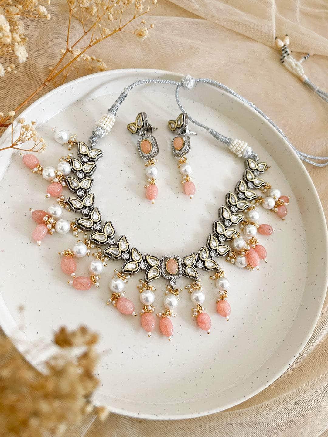 Ishhaara Tulips Pearl Beads Mala