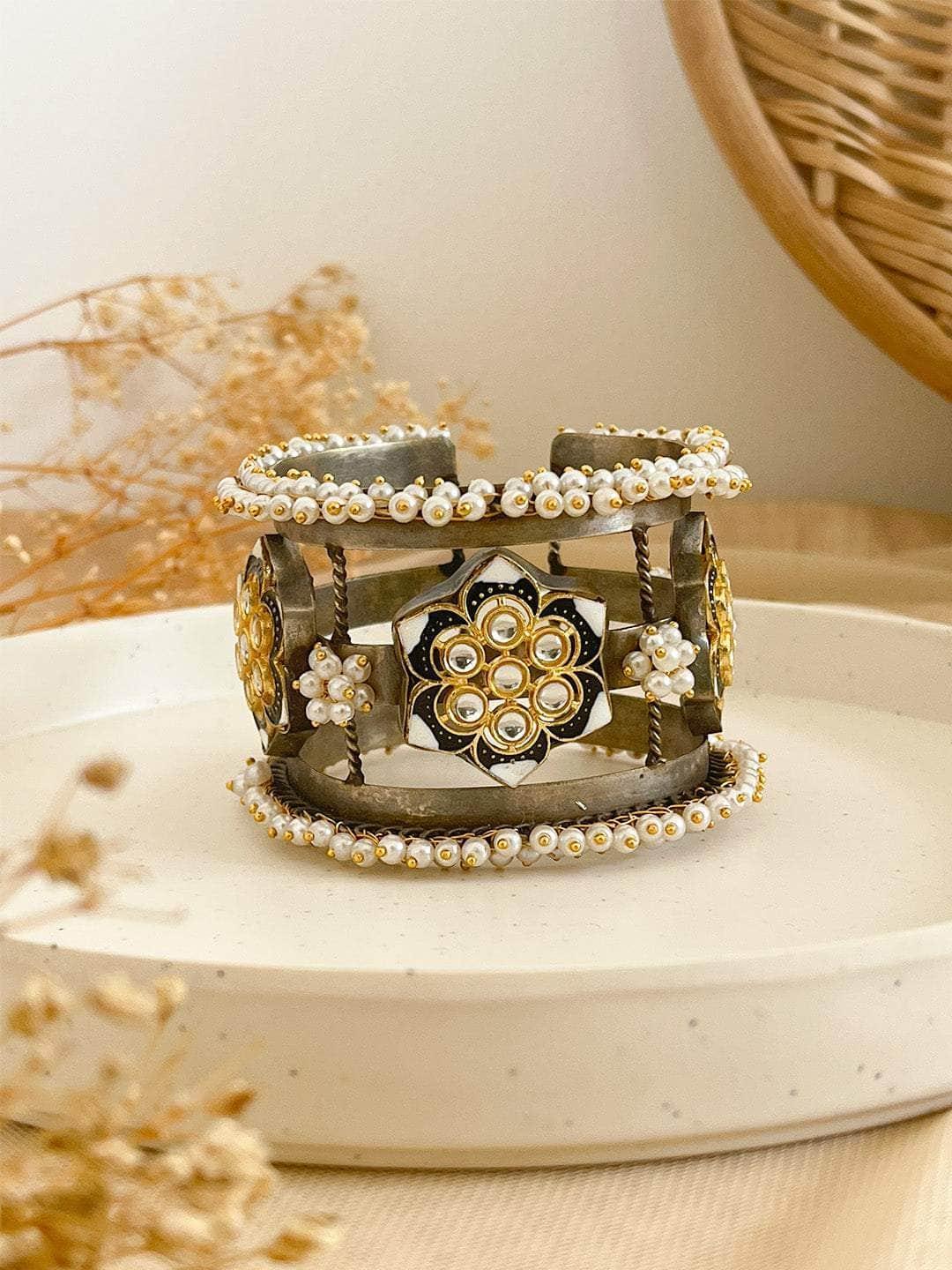 Ishhaara Unique Traditional German Silver Plated Handcuff