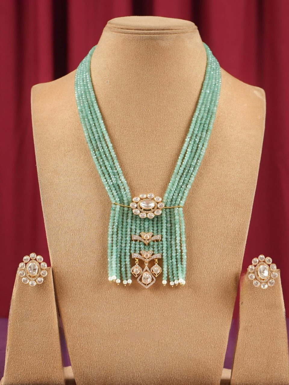 Ishhaara Victorian Layered Fusion Long Necklace