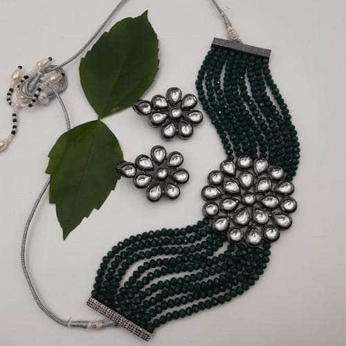Ishhaara Victorian Patch Choker Set