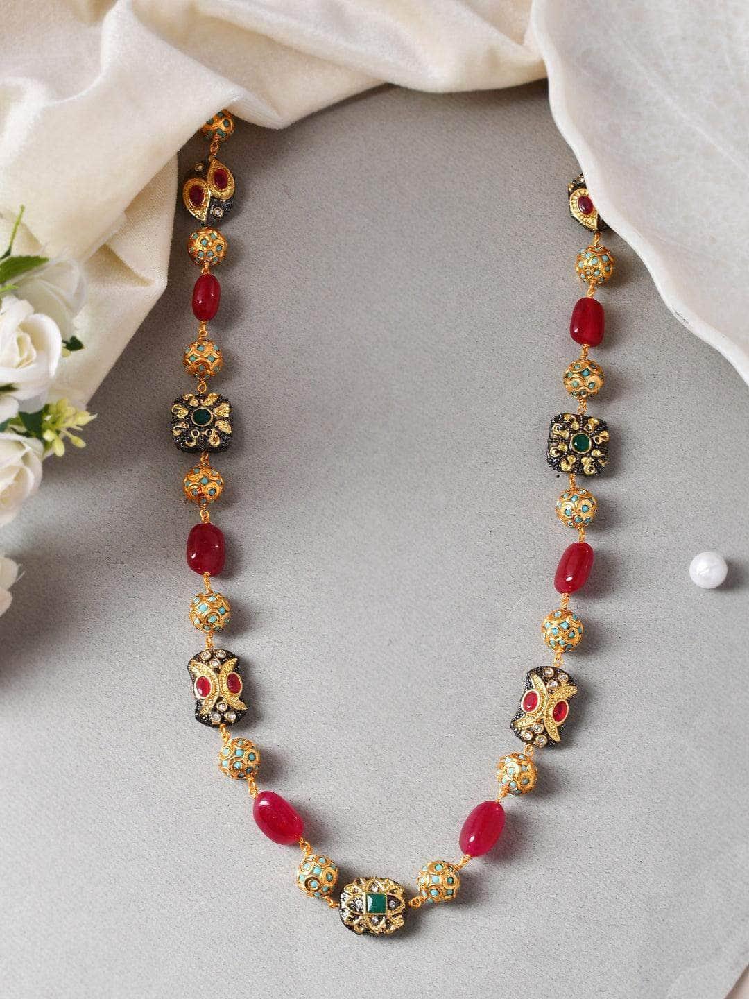 Ishhaara Victorian Semi-precious Long Chain