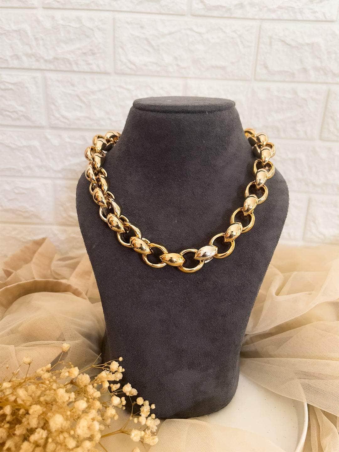 Ishhaara Vintage Chain Link Necklace