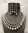 Ishhaara Ad 2 Layered Round Polki Necklace