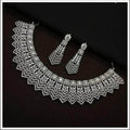 Ishhaara Ad Edgy Necklace And Earing Set