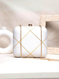 Ishhaara Designer Fabric Box Clutch