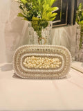 Ishhaara Royal Pearl Beaded Clutch