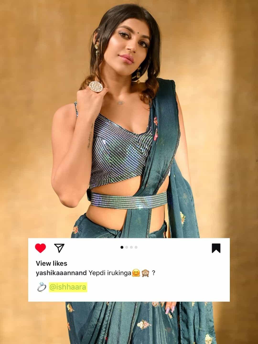 Ishhaara Yashika Aannand In The Royal Round Kundan Ring