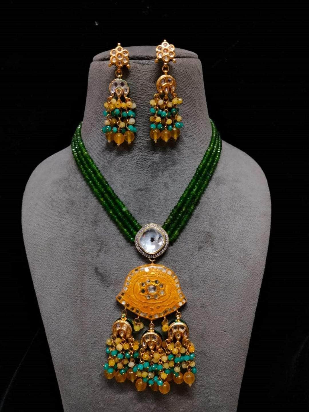 Ishhaara Beaded Chandabali Chain