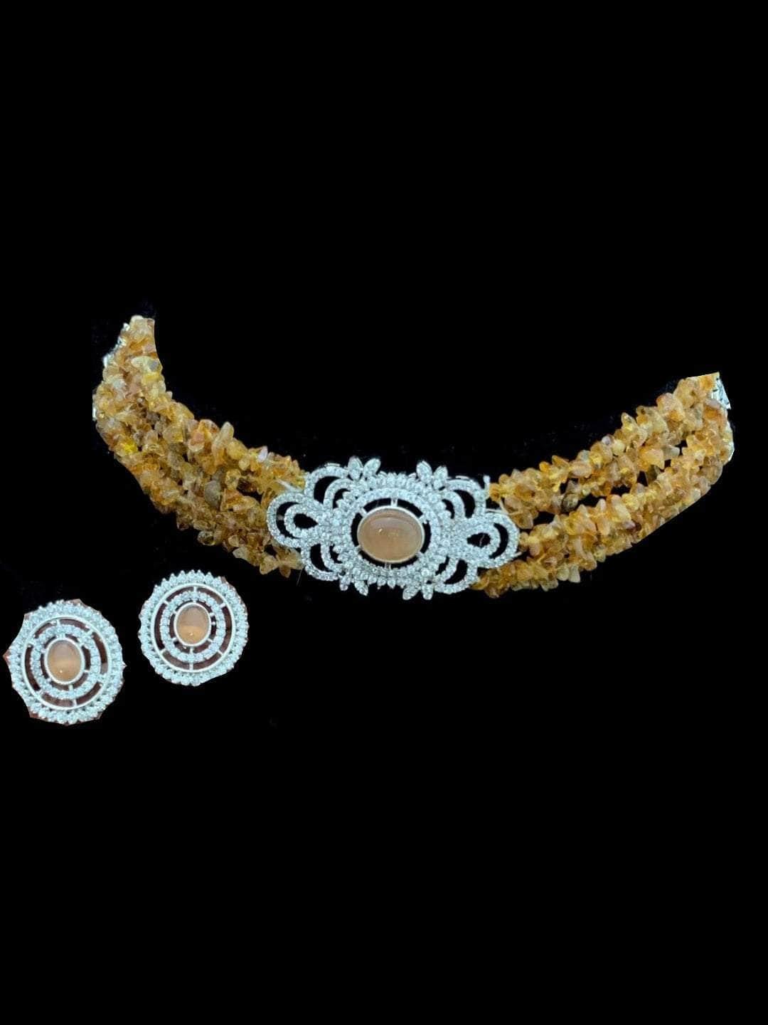 Ishhaara Blister Bead Choker