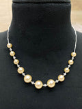 Ishhaara Yellow Fresh Water Pearls Short Necklace