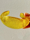 Ishhaara Yellow Jelly Glitter Bracelet
