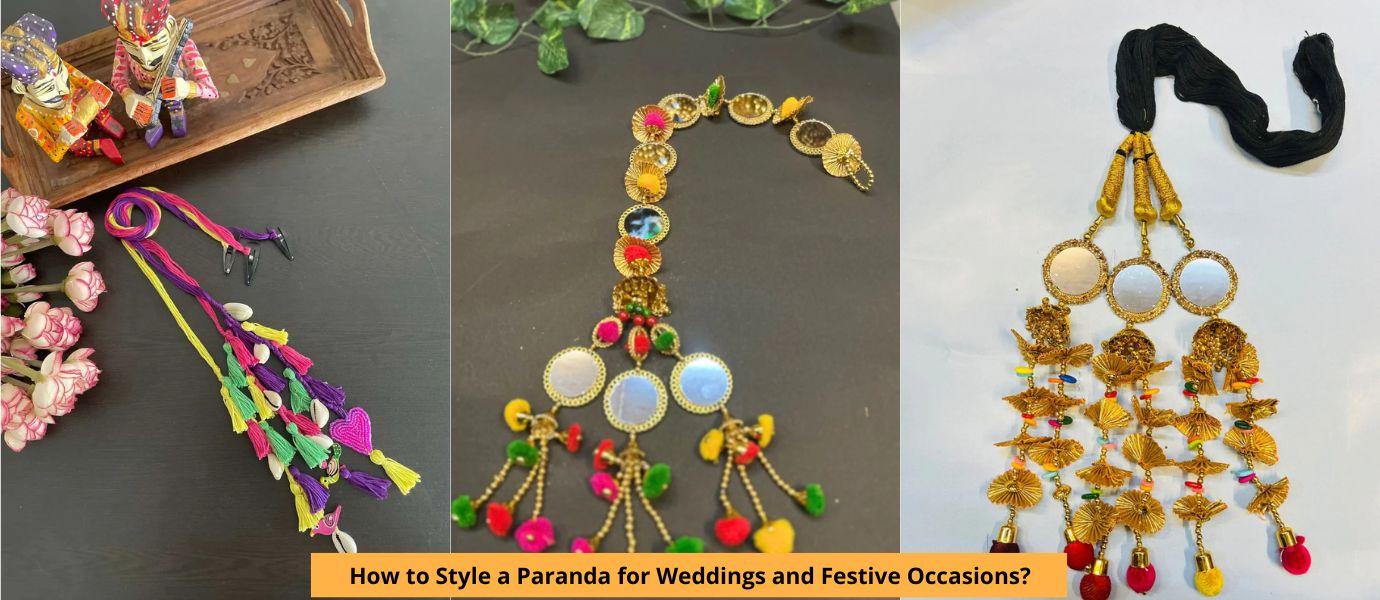 Simple Paranda How to Style a Paranda for Weddings and Festive Occasions? – Ishhaara