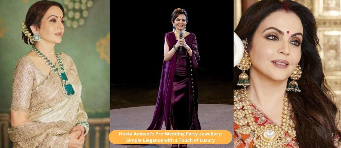 Neeta Ravariya Neeta Ambani's Pre-Wedding Party Jewellery: Simple Elegance with a ...