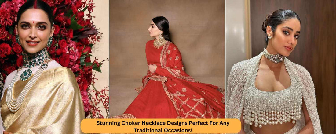 Stunning Choker Necklace Designs Perfect For Any Traditional Occasions! - Ishhaara