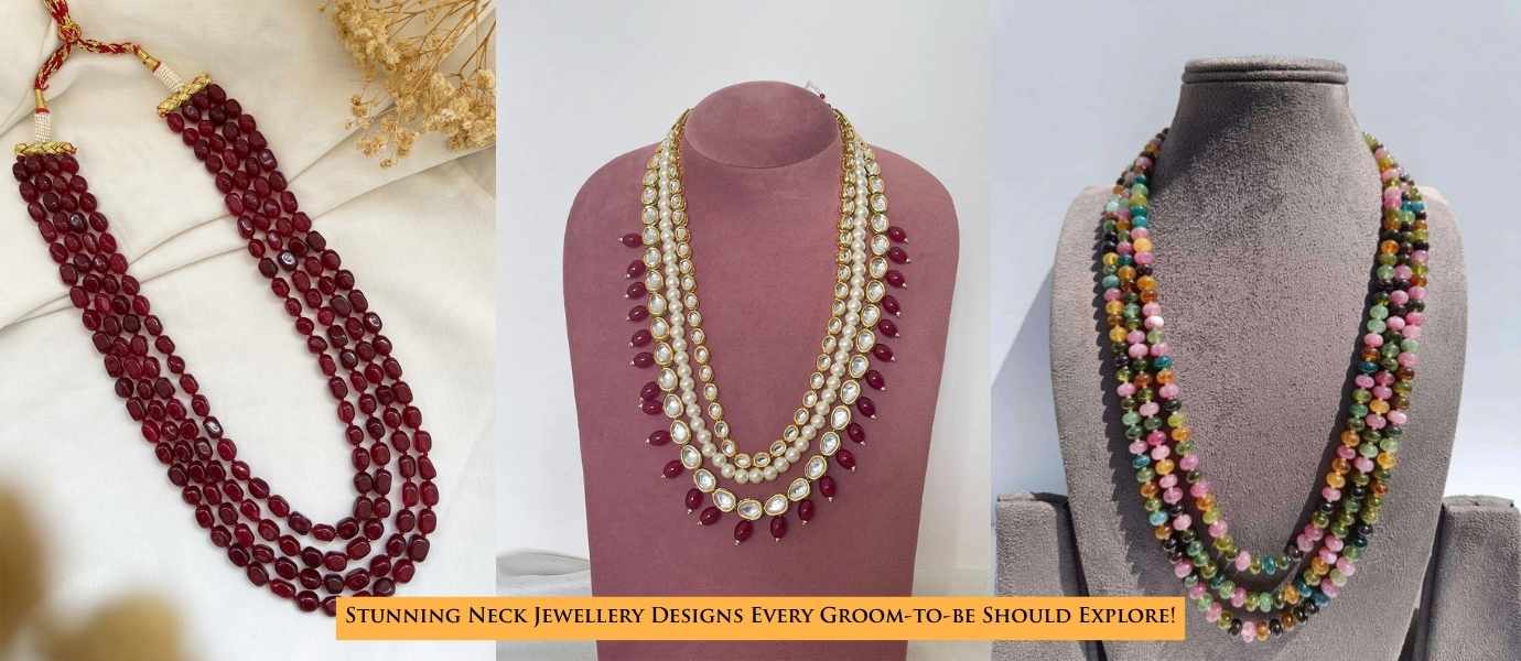 Neck Rings Modern Stunning Neck Jewellery Designs Every Groom-to-be Should Explore ...