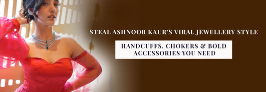 Steal Ashnoor Kaur’s Viral Jewellery Style: Handcuffs, Chokers & Bold Accessories You Need
