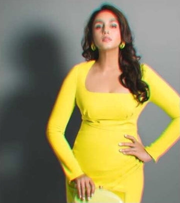 Huma Qureshi’s neon yellow dress is the perfect ensemble to slay midweek in sass