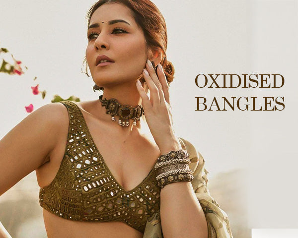 Oxidised Bangle