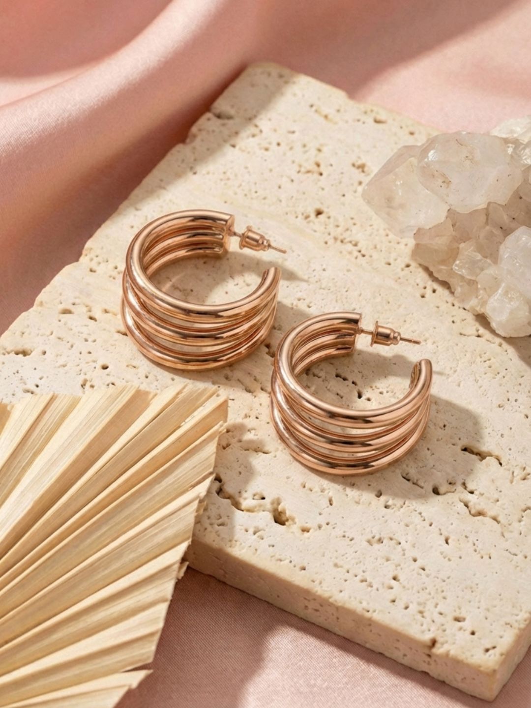 Triple Hoop Earrings