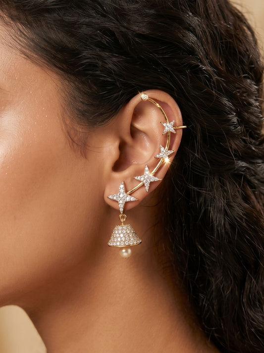 Twinkling Graceful Earcuff Earring