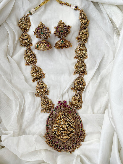 Antique Premium Lakshmi Long Haram
