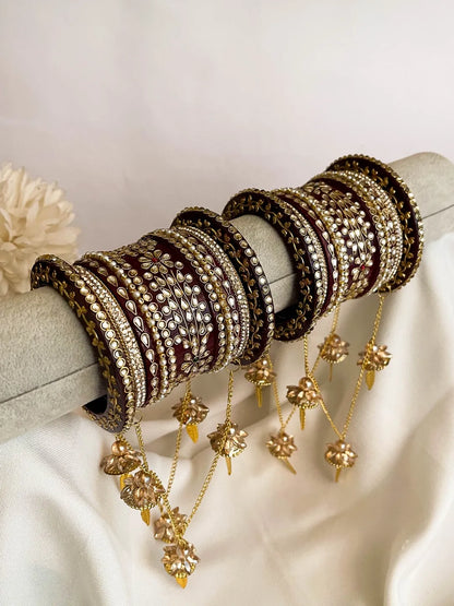 Beautiful Handcrafted Rasjasthani Rajwadi Chuda Set