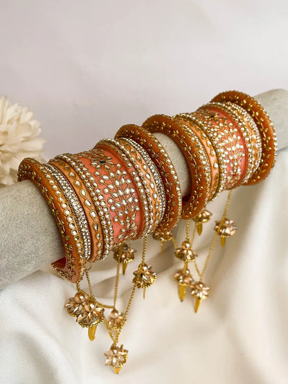 Beautiful Handcrafted Rasjasthani Rajwadi Chuda Set