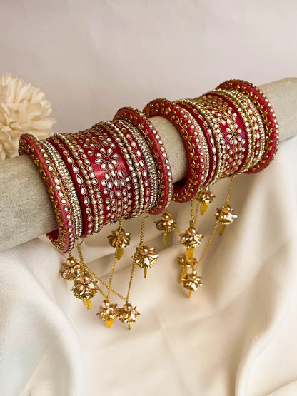 Beautiful Handcrafted Rasjasthani Rajwadi Chuda Set