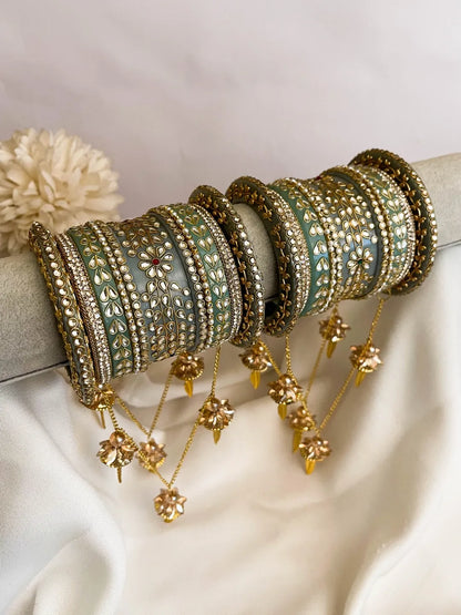 Beautiful Handcrafted Rasjasthani Rajwadi Chuda Set