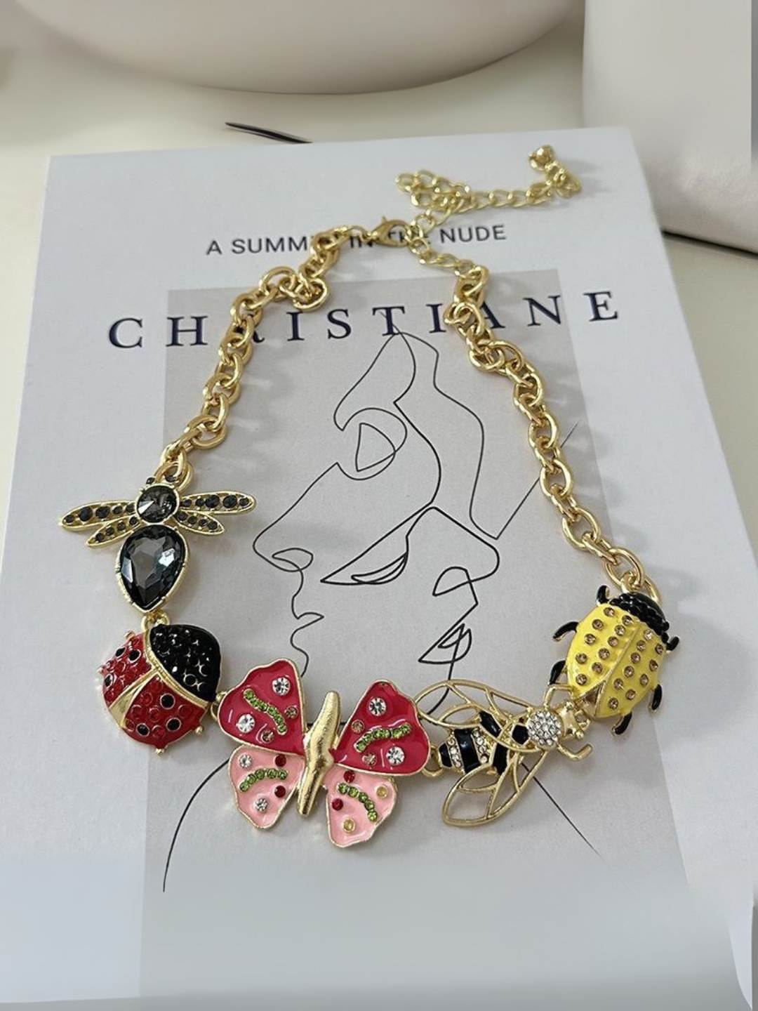 Ishhaara Bug Necklace